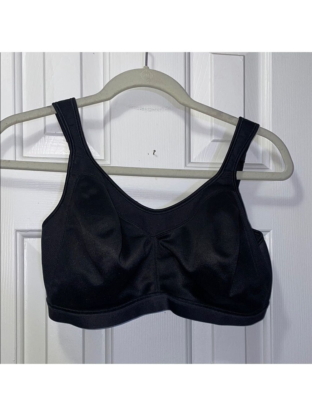 Playtex Black Seamless Bra with Wide Straps 38DD EUC